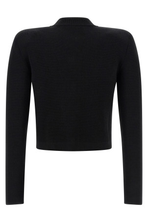 Cropped cardigan Black