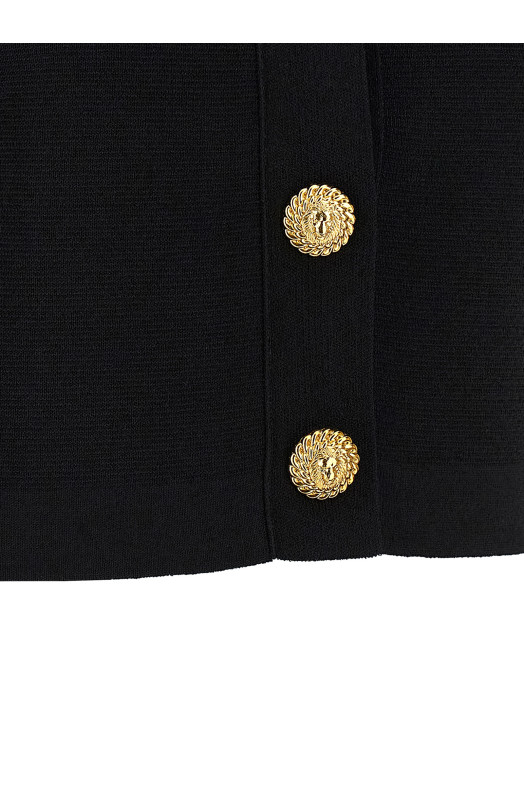 Cropped cardigan Black