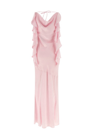 'Maxi Waterfall' dress  Pink