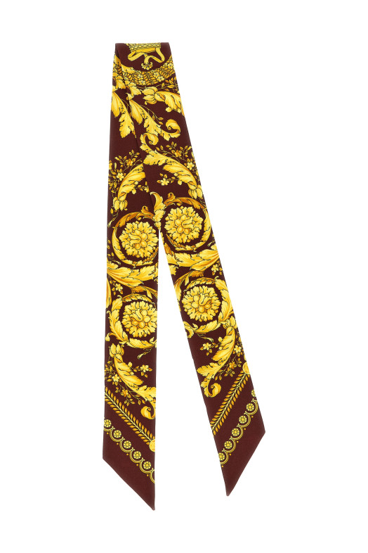 Bandeau 'Barocco' print Bordeaux