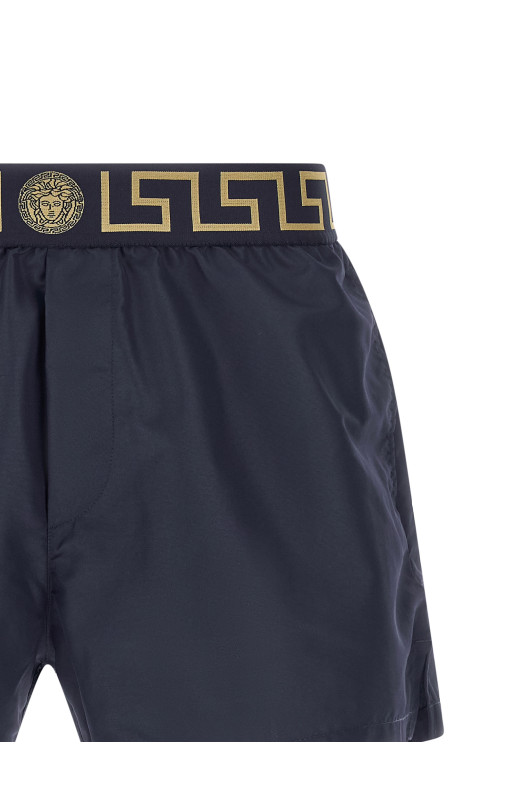 'Greca' swimsuit Blue