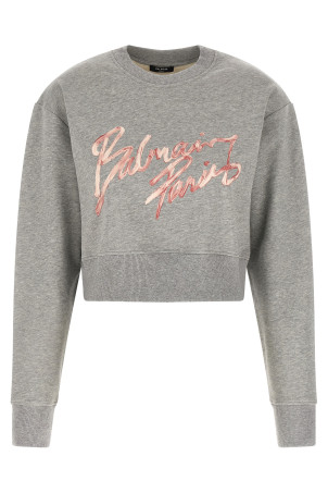 Світшот «Balmain Paris» Сірий GF1JO080BD43YIW