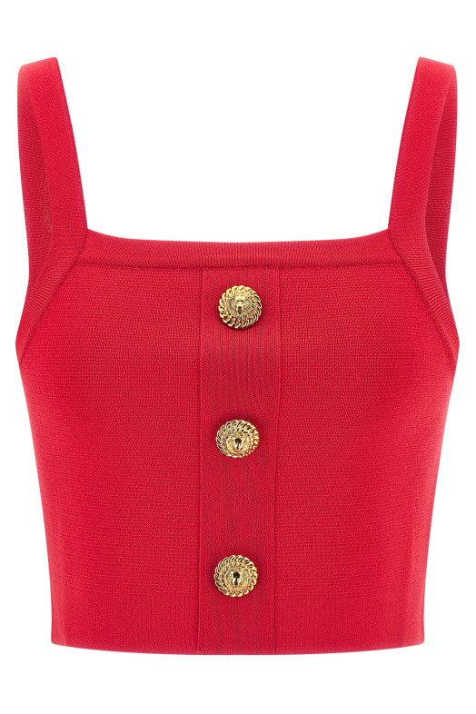 Верхние 3 кнопки Фуксия BALMAIN GF1AA415KJ434PK