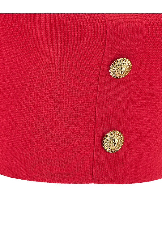 Верхние 3 кнопки Фуксия BALMAIN GF1AA415KJ434PK