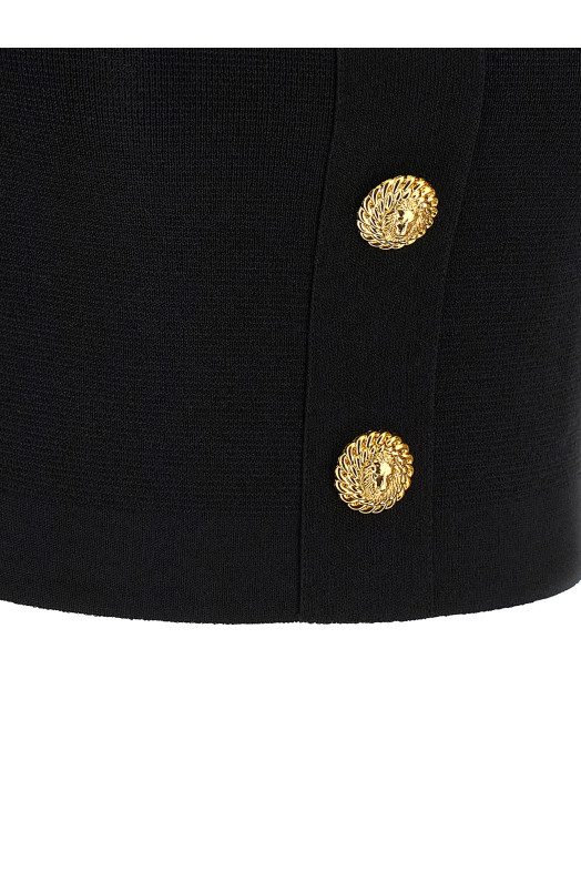 Верхние 3 кнопки Черный BALMAIN GF1AA415KJ430PA