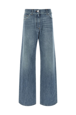 Fringed jeans Blue