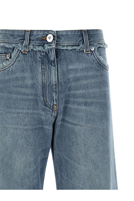 Fringed jeans Blue