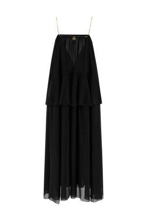 Шелковое платье Черное CHLOÉ CH26SRO03002001