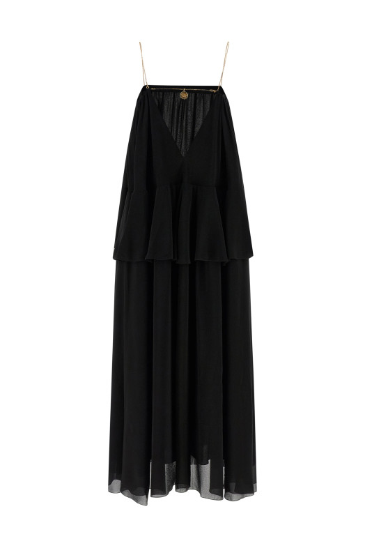 Шелковое платье Черное CHLOÉ CH26SRO03002001