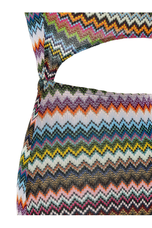 Knitted Swimwear Cover Up Multicolor
