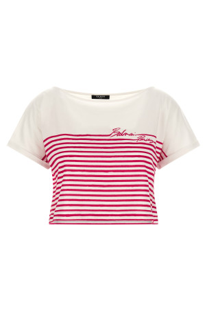 'Marinière' T-shirt Fuchsia