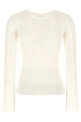 3 buttons sweater White