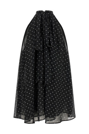 Топ «Halterneck Bow» Чорний 115238000000