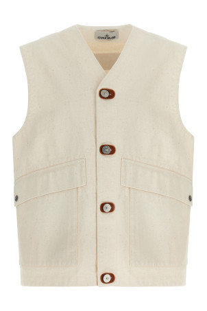 'G100012' vest Beige
