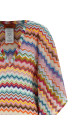 Платье из трикотажа с зигзагообразным узором, многоцветное MISSONI MC23SQ05BR014FSM9WV