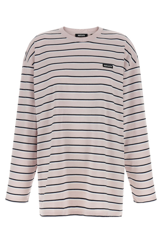 Полосатая футболка Розовый ROTATE BIRGER CHRISTENSEN 11537818101810