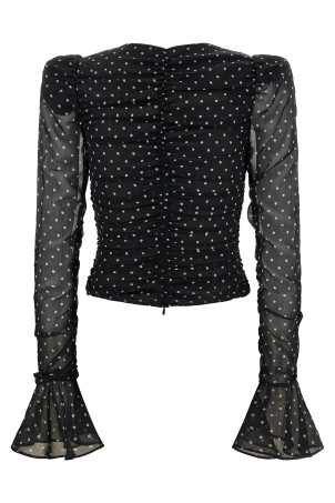 Блуза «Шифон з рюшами» Чорна 115222000000