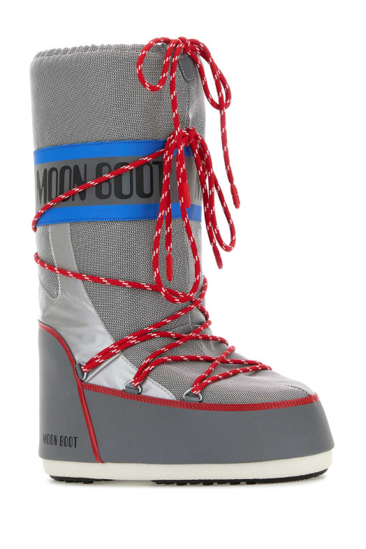 Серые ботинки Icon Space Racing из ткани MOON BOOT (1403030)