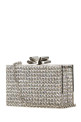 Украшенный металлический клатч Cadeau Silver MACH&MACH (FW24BG0012STRCRY) MACH & MACH