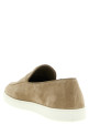 Suede loafers Beige