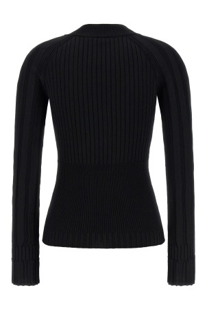 Button Cardigan Black