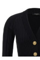 Button Cardigan Black