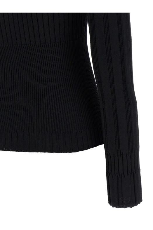 Button Cardigan Black