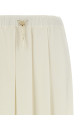 Плиссированная юбка Белая FABIANA FILIPPI GND266F398D7540145