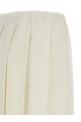 Плиссированная юбка Белая FABIANA FILIPPI GND266F398D7540145