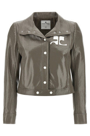 Куртка «Винил» Коричневая 223CBL005VY00141099