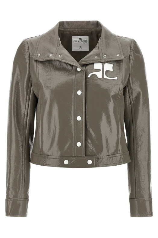 Куртка «Винил» Коричневая 223CBL005VY00141099