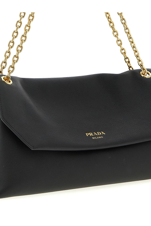 'Doux' medium shoulder bag Black