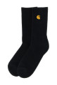 Logo embroidery socks Black