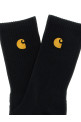 Logo embroidery socks Black