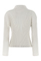'Sleek Pleats' cardigan White