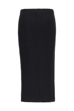 'Sleek Pleats' skirt Black