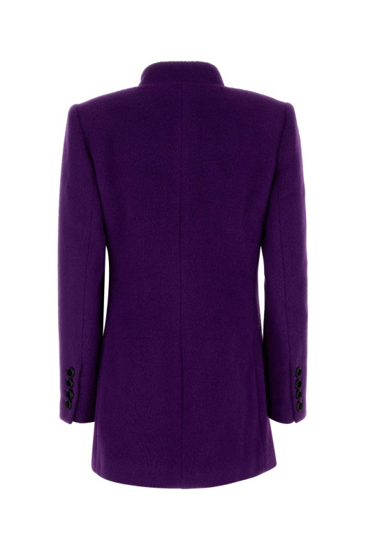 Пурпурный блейзер из шерстяной смеси VALENTINO GARAVANI (7B0CJ8059T1)
