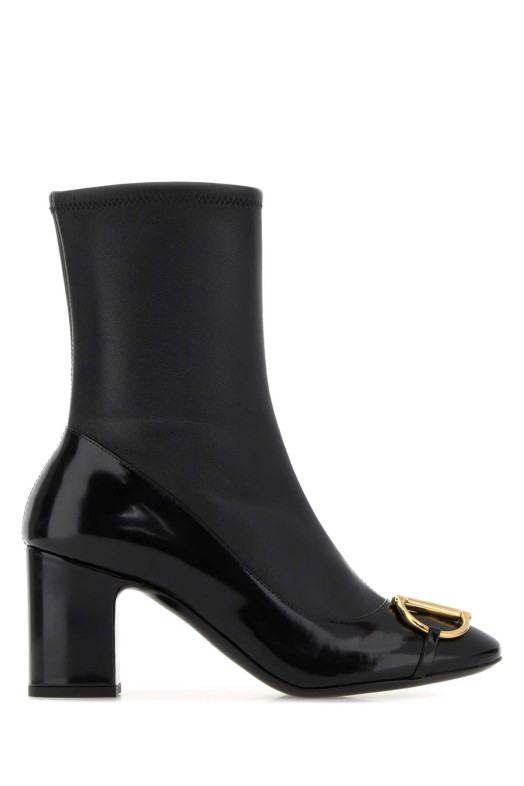 Black leather ankle boots Black GUCCI (849549AAFI1)