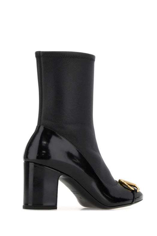 Black leather ankle boots Black GUCCI (849549AAFI1)