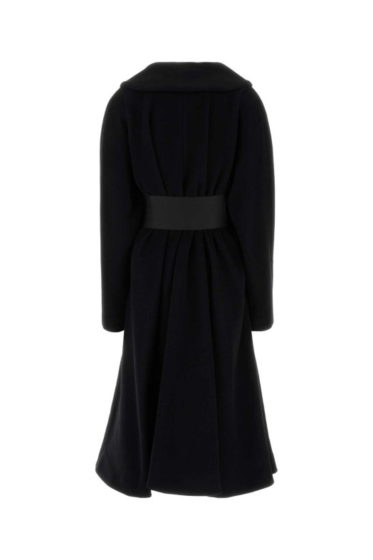 Black wool blend coat Black BALENCIAGA (850600TKU04)
