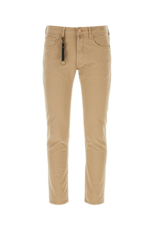 Beige stretch cotton pant INCOTEX (BDPS0003F1700305S)