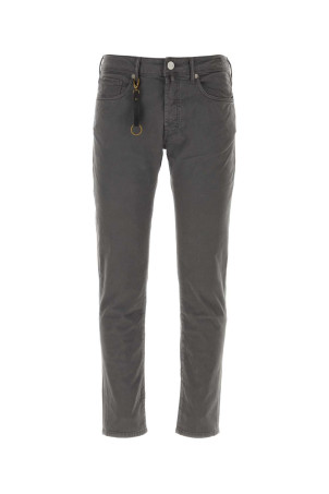 Dark grey stretch cotton pant INCOTEX (BDPS0003F1700305S)