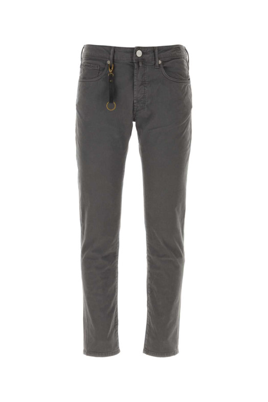 Dark grey stretch cotton pant INCOTEX (BDPS0003F1700305S)