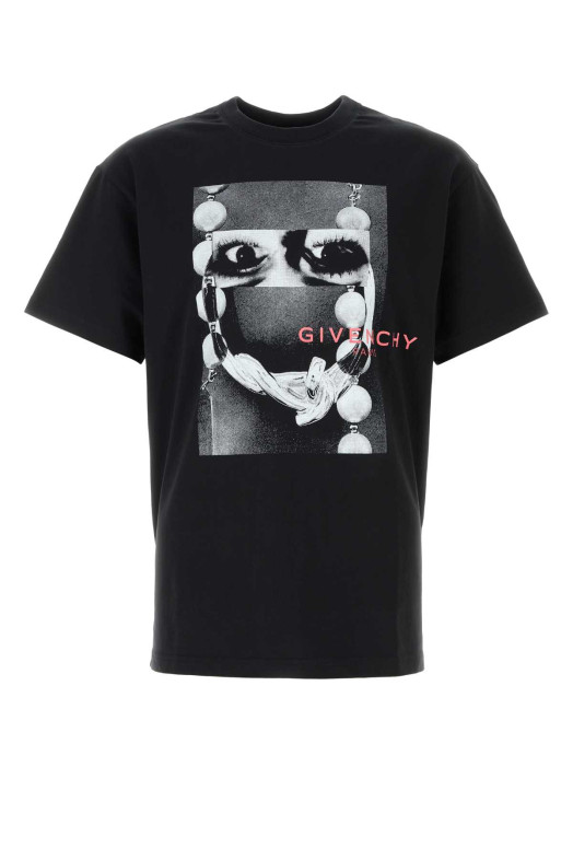 Black cotton t-shirt GIVENCHY (BM71NK3YSW)
