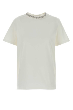 White cotton t-shirt GOLDEN GOOSE DELUXE BRAND (GWP01220P000673)