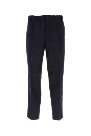 Midnight blue wool pant Black JIL SANDER (J23KA0005J40022)