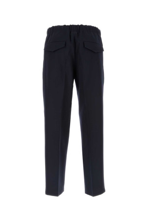 Midnight blue wool pant Black JIL SANDER (J23KA0005J40022)