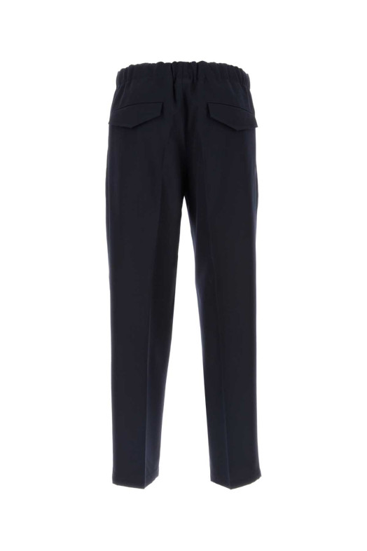 Midnight blue wool pant Black JIL SANDER (J23KA0005J40022)