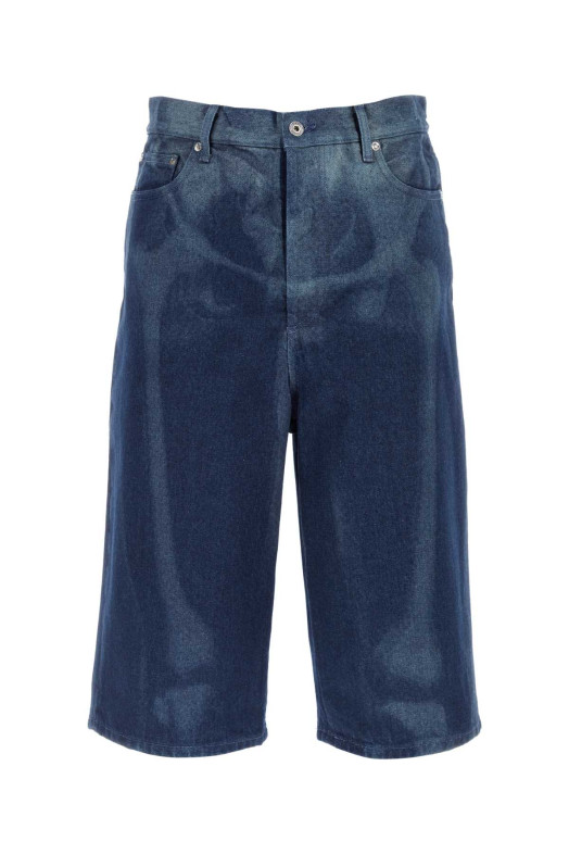 Бермуды из денима OFF WHITE (OMYC016S23DEN001) OFF-WHITE