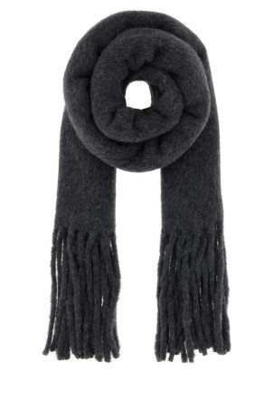 Charcoal alpaca blend Santo scarf LOULOU DE SAISON (SANTO)